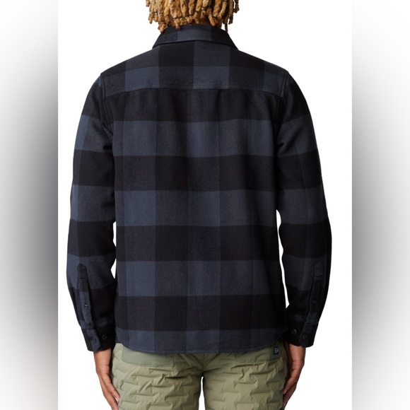 Mountain Hardwear Plusher LongSleeve Flannel in Black Tatanka Check Print Medium - Picture 3 of 13